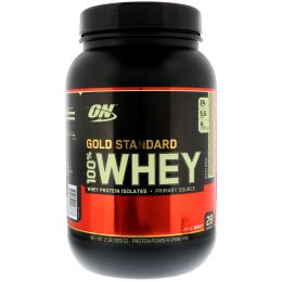 Optimum Nutrition, 100%-ная молочная сыворотка «Золотой стандарт», Каменистая дорога, 2 фунта (909 г)