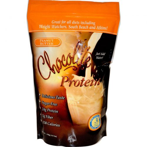 HealthSmart Foods, Inc., ChocoRite Protein, Peanut Butter, 14.7 oz (418 g)