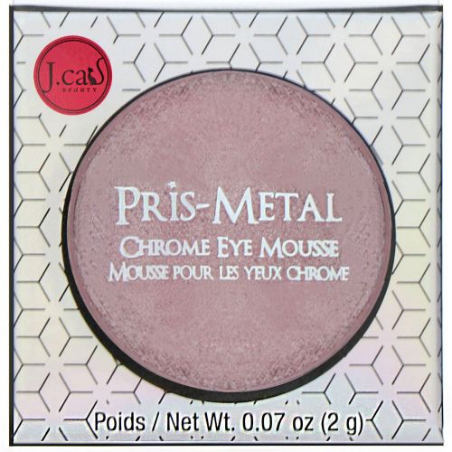 J.Cat Beauty, Тени-мусс для век Pris-Metal Chrome Eye Mousse, оттенок PEM108 «Брызги шампанского», 2 г