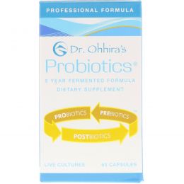 Dr. Ohhira's, Essential Formulas Inc., Пробиотики, совершенная формула, от профессионалов, 60 капсул