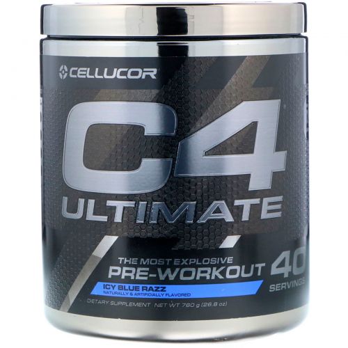 Cellucor, C4 Ultimate, Pre-Workout, Icy Blue Razz, 26.8 oz (760 g)