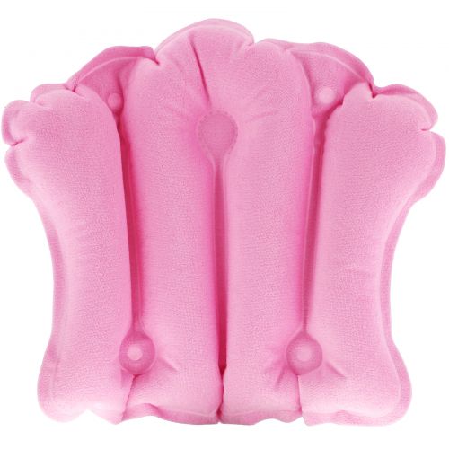 The Vintage Cosmetic Co., Inflatable Bath Pillow, Pink, 1 Count