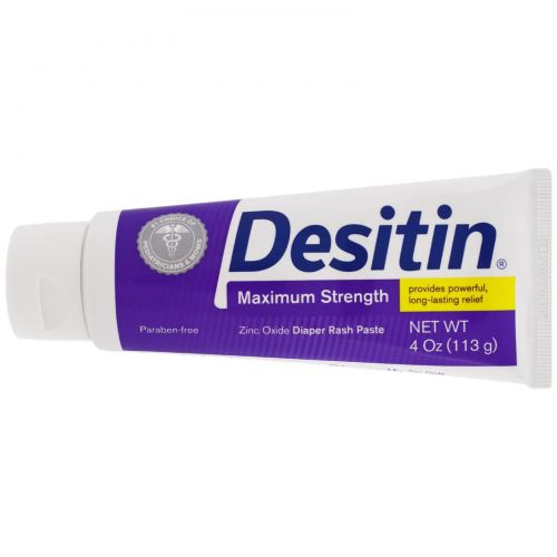 Desitin, Diaper Rash Paste, Maximum Strength, 4 oz (113 g)