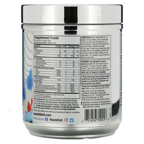 Muscletech, Amino Build Next Gen, Icy Rocket Freeze, 9.73 oz (276 g)