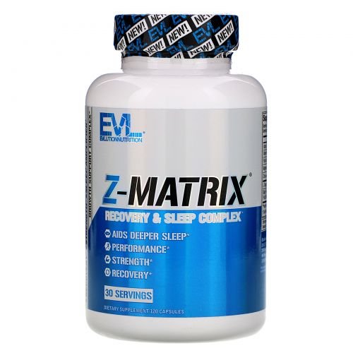 EVLution Nutrition, Z-Matrix, 120 Capsules