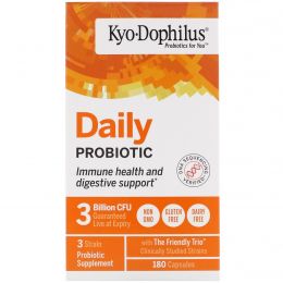 Wakunaga - Kyolic, Пробиотик «Кио-Дофилус», 180 капсул