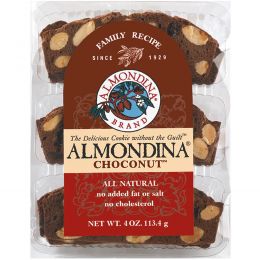 Almondina, Чоконат(шоколадный орех), миндальные и шоколадные печенья, 4 унции (113 г)