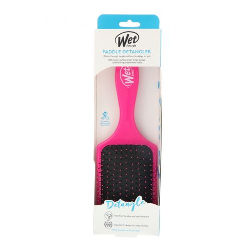 Wet Brush, Распутывающая расческа, розовая, 1 расческа