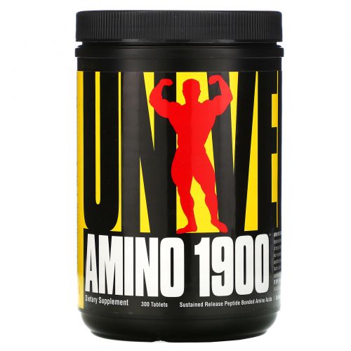 Universal Nutrition, Амино 1900, Аминокислотная Добавка 300 таблеток