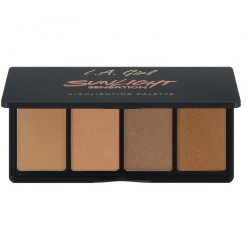 L.A. Girl, Палетка хайлайтеров Sunlight Sensation Highlighting Palette, 4 г (0,14 унции) каждый