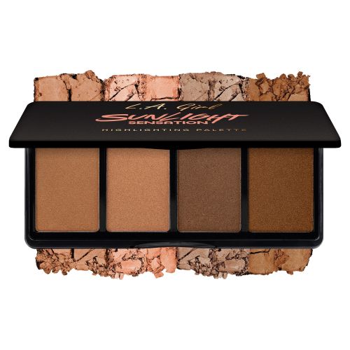 L.A. Girl, Палетка хайлайтеров Sunlight Sensation Highlighting Palette, 4 г (0,14 унции) каждый