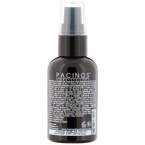 Pacinos, Beard Oil, 2 fl oz (60 ml)