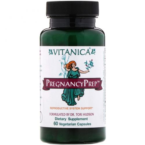 Vitanica, Подготовка к беременности, поддержка репродуктивной системы, 60 вегетарианских капсул