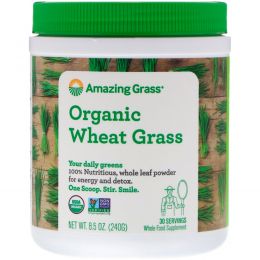 Amazing Grass, Органические ростки пшеницы, 8.5 унций (240 г)