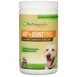 Pet Naturals of Vermont, Hip + Joint Pro, For Dogs, 130 Chews