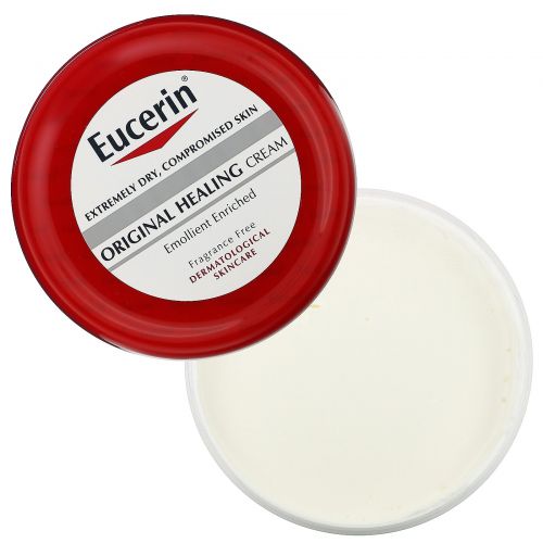 Eucerin, Original Healing, Creme for Very Dry, Sensitive Skin, Fragrance Free, 16 oz (454 g)