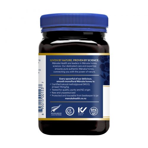 Manuka Health, Мед манука, метилглиоксал 100+, 1,1 фунта (500 г)