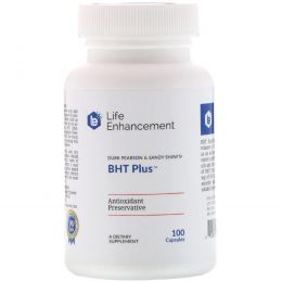 Life Enhancement, BHT+ от Дюка Пирсона и Сэнди Шоу, 100 капсул