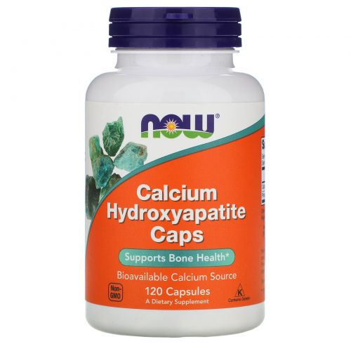 Now Foods, Calcium Hydroxyapatite Caps, 120 капсул