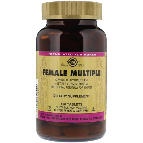 Solgar, Female Multiple, 120 Tablets