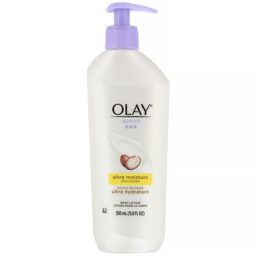 Olay, Quench, ультраувлажнение, лосьон для тела, масло ши, 350 мл (11,8 жидк. унции)