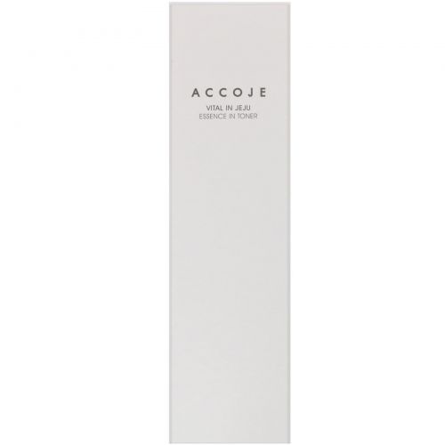 Accoje, Vital in Jeju, эссенция-тоник для лица, 130 мл