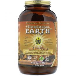 HealthForce Nutritionals, Комплекс Vitamineral Earth V.3.2, 17,65 унций (500 г)