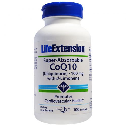 Life Extension, Super-Absorbable, CoQ10, 100 mg, 100 Softgels