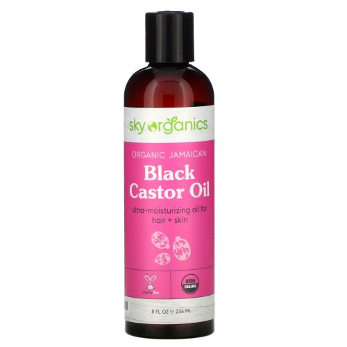 Sky Organics, Organic Jamaican Black Castor Oil, 8 fl oz (236 ml)