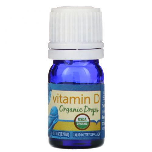 Mommy's Bliss, Vitamin D, Organic Drops, Newborn +, 0.11 fl oz (3.24 ml)