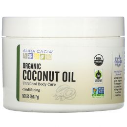 Aura Cacia, Органическое средство для улучшения состояния кожи, кокосовое масло, 6,25 унц. (177 г)