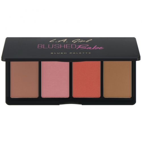 L.A. Girl, Палетка румян Blushed Babe Blush Palette, 4 г (каждый оттенок)