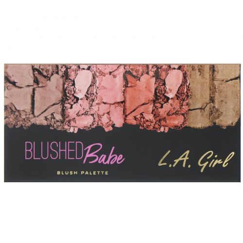 L.A. Girl, Палетка румян Blushed Babe Blush Palette, 4 г (каждый оттенок)