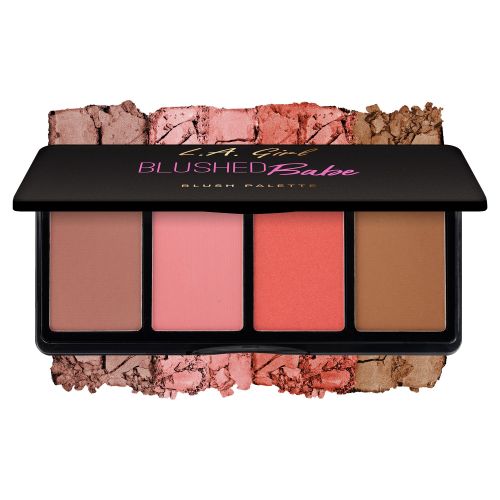 L.A. Girl, Палетка румян Blushed Babe Blush Palette, 4 г (каждый оттенок)