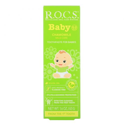 R.O.C.S. , Baby, Chamomile Toothpaste, 0-3 Years, 1.6 oz (45 g)