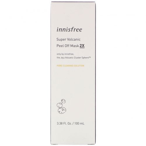 Innisfree, Super Volcanic, Peel Off Mask 2X,  3.38 fl oz (100 ml)