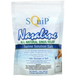 Nasaline, Squip, Физиологический солевой раствор, 10,5 унции (300 г)