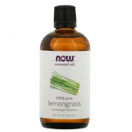 Now Foods, Essential Oils, Lemongrass, 4 fl oz