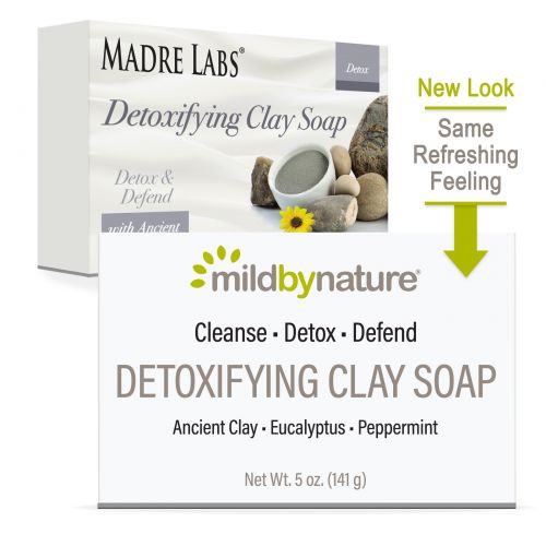 Mild By Nature, Detoxifying Clay, Bar Soap, Eucalyptus & Peppermint, with Ancient Clay, 5 oz (141 g)