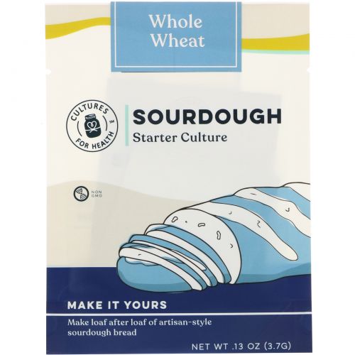 Cultures for Health, Sourdough, Whole Wheat, 1 Packet, .13 oz (3.7 g)