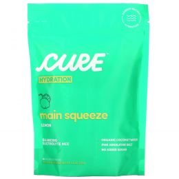 Cure Hydration, Hydration Mix, Main Squeeze Lemon, 14 Packs, 0.34 oz (9.5 g) Each
