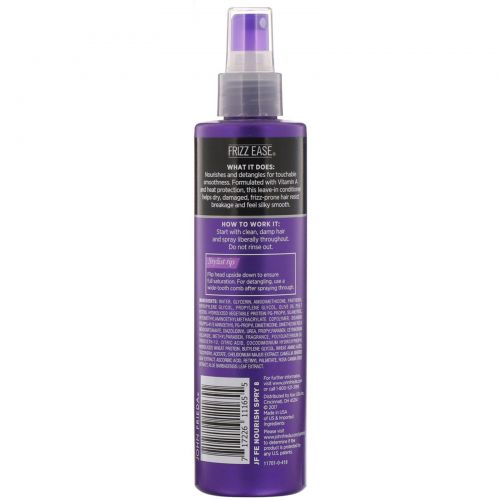 John Frieda, Несмываемый кондиционер Frizz Ease, Daily Nourishment, 236 мл