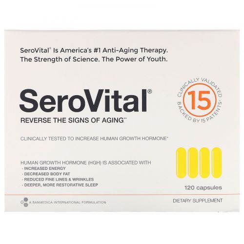 SeroVital, Антивозрастное средство, 120 капсул