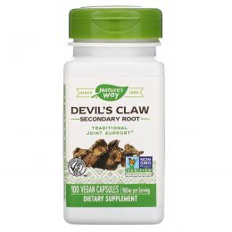 Nature's Way, Devil's Claw  Secondary Root, 480 mg, 100 Capsules