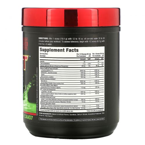 ALLMAX Nutrition, Impact Igniter Pre-Workout, Green Apple Candy, 11.6 oz (328 g)