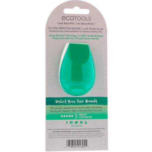 EcoTools, Total Perfecting Blender, for an Airbrushed Base, 2 Pieces