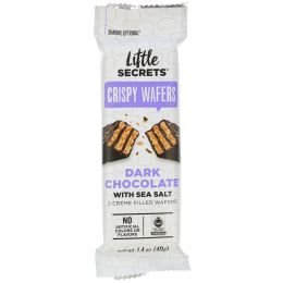 Little Secrets, Dark Chocolate Crispy Wafer, Sea Salt, 1.4 oz (40 g)