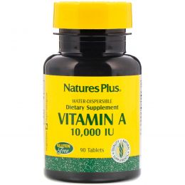 Nature's Plus, Витамин А, 10000 МЕ, 90 таблеток