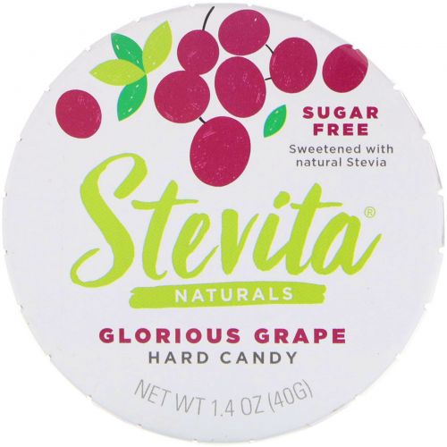 Stevita, Grape Hard Candy, Sugar Free