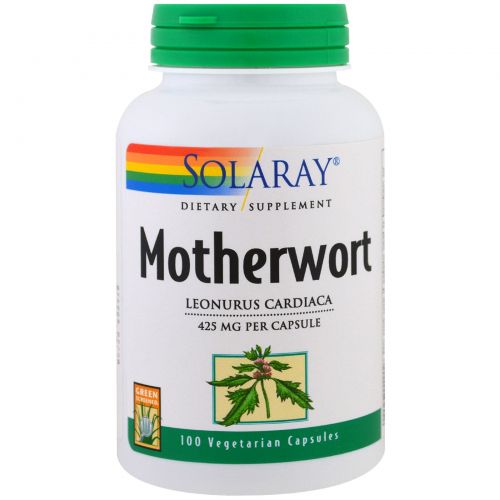 Solaray, Motherwort, 425 mg , 100 Veggie Caps